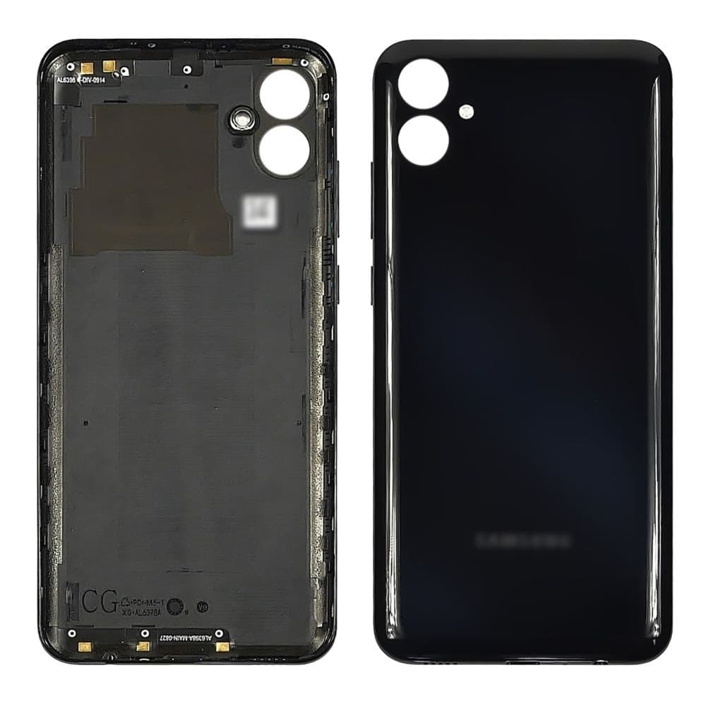 Задня кришка Samsung SM-A042 Galaxy A04e, чорна, Light Black, Original (PRC) | корпус, задняя панель аккумулятора, АКБ, батареи