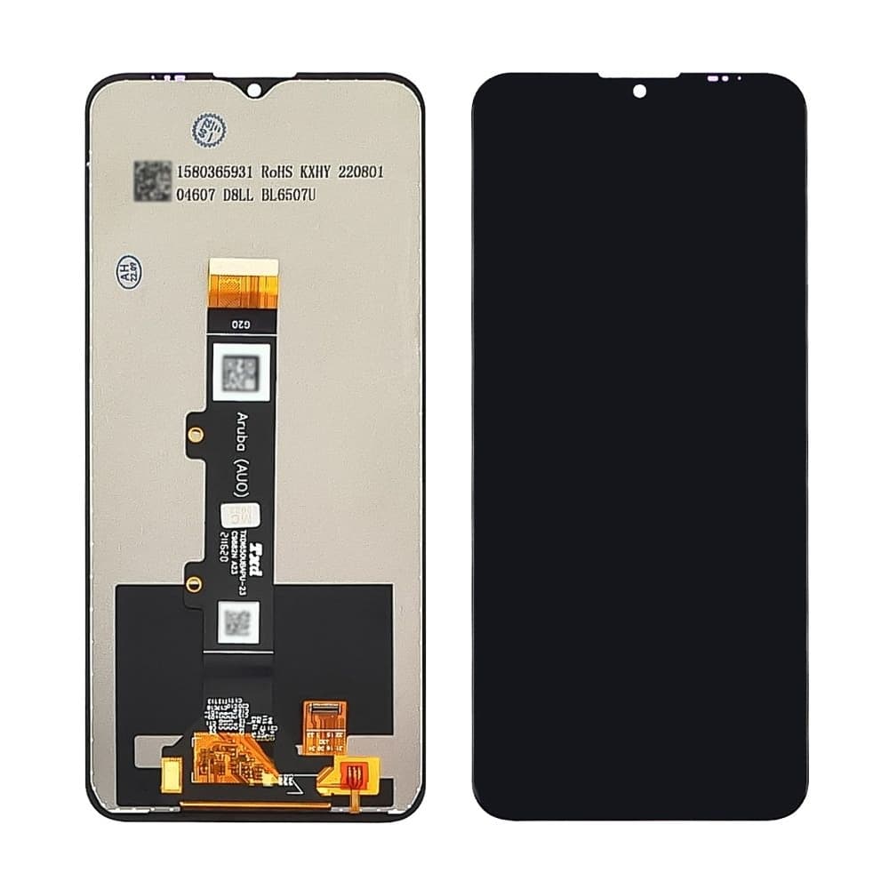 Дисплей Motorola Moto G20, XT2128-1, XT2128-2, чорний | з тачскріном | Original (PRC) | дисплейный модуль, экран