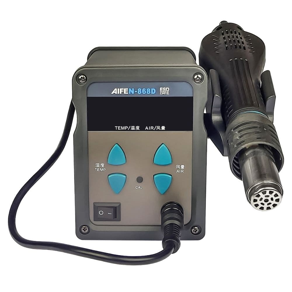 Паяльная станция прецизионная Aifen 868D, фен, 700 Вт, 100 - 500 C
