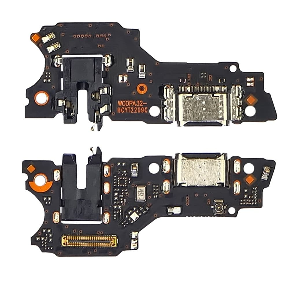 Плата зарядки Oppo A53, CPH2127, CPH2131, шлейф коннектора зарядки, с микрофоном, High Copy