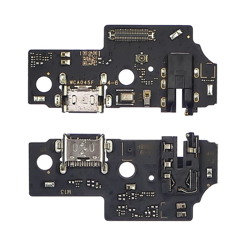 Плата зарядки Samsung SM-A045 Galaxy A04, шлейф коннектора зарядки, с микрофоном, High Copy