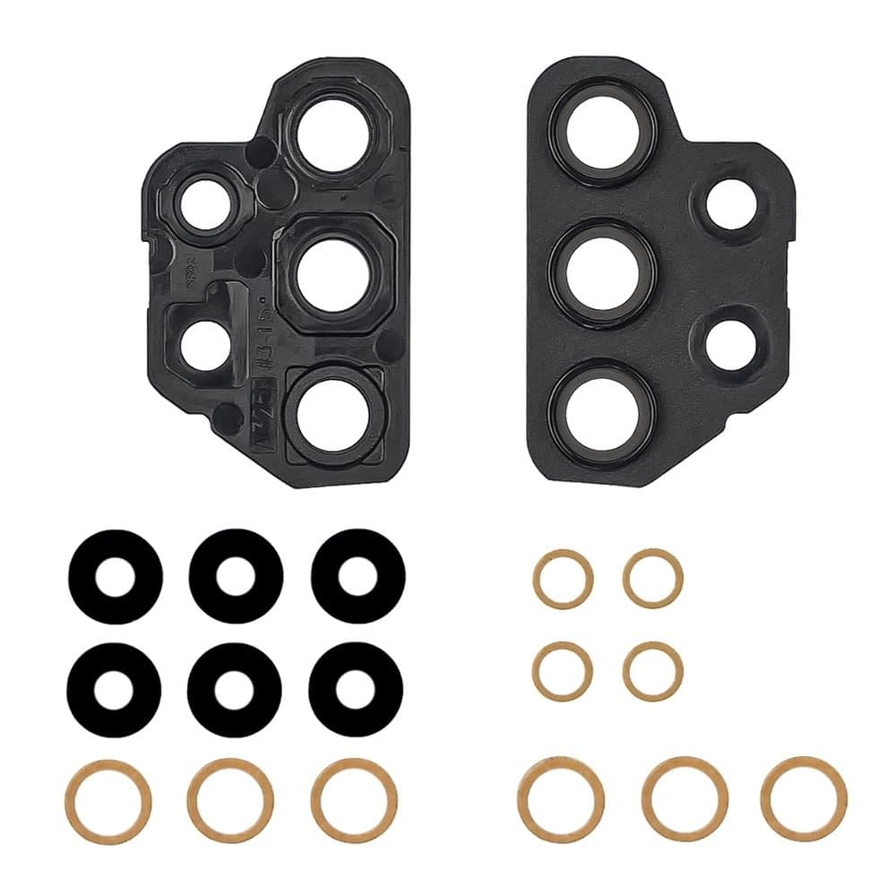 Стекло камеры Samsung SM-A325 Galaxy A32, комплект 5 шт., с черной рамкой, Original (PRC)