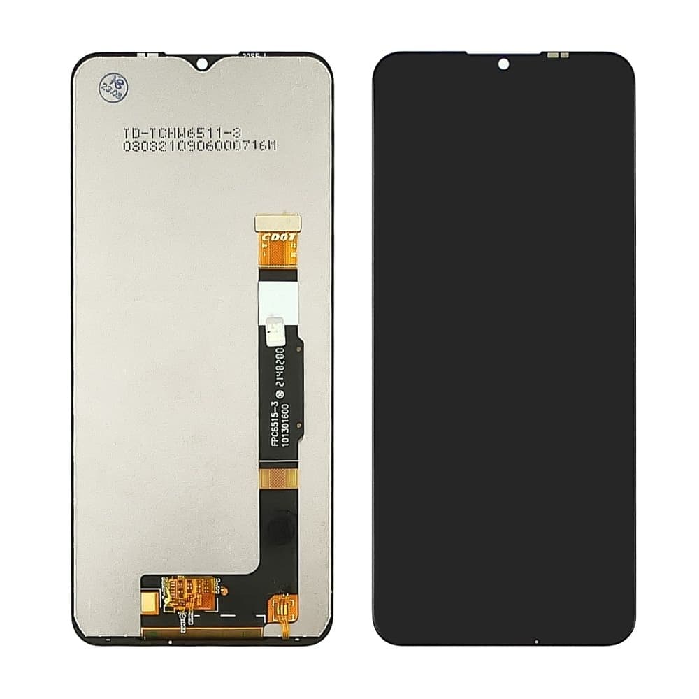 Дисплей TCL 30E (6127A), 30SE (6165H), чорний | з тачскріном | Original (PRC) | дисплейный модуль, экран