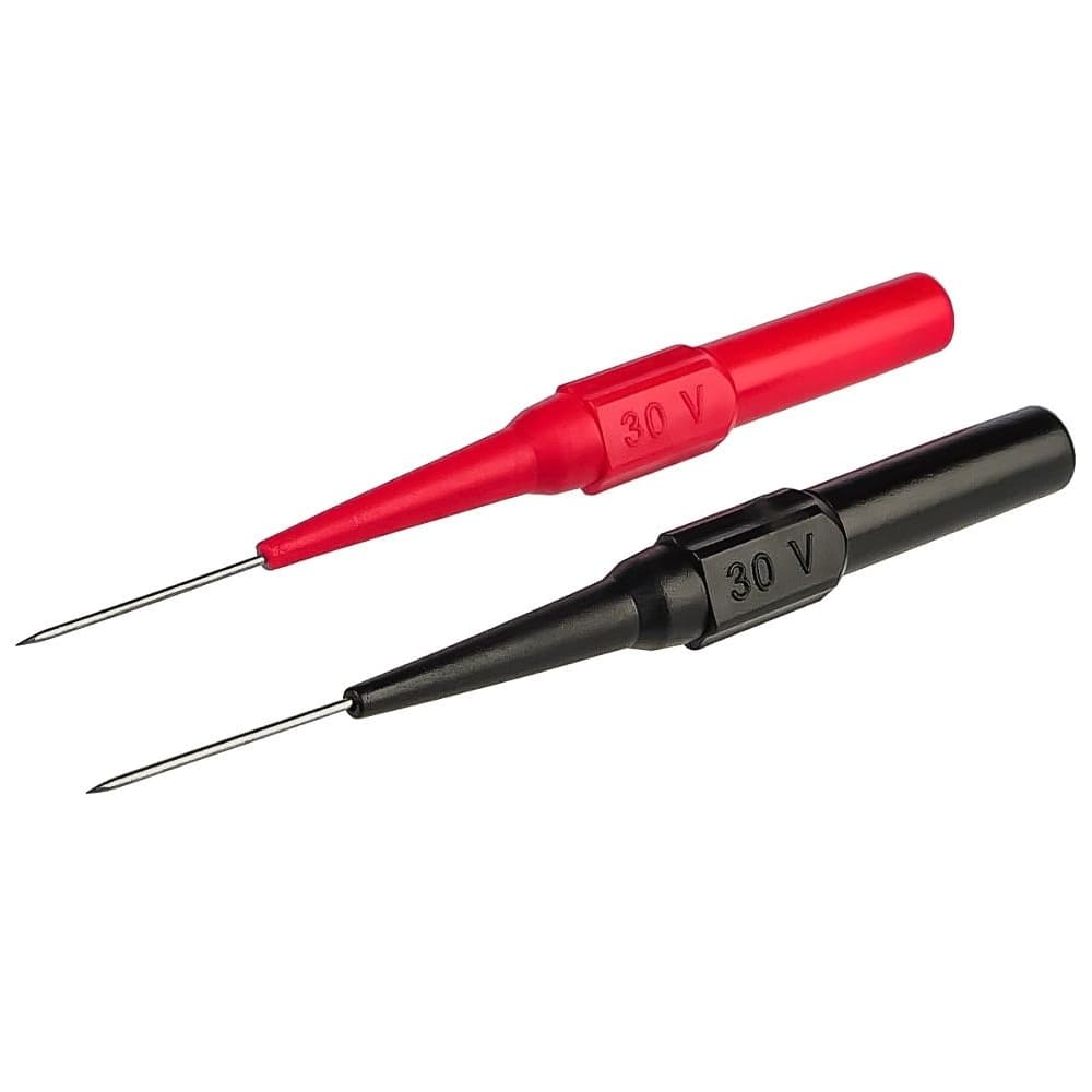 Наконечники игольчатые для щупов мультиметра, комплект - 2 шт.