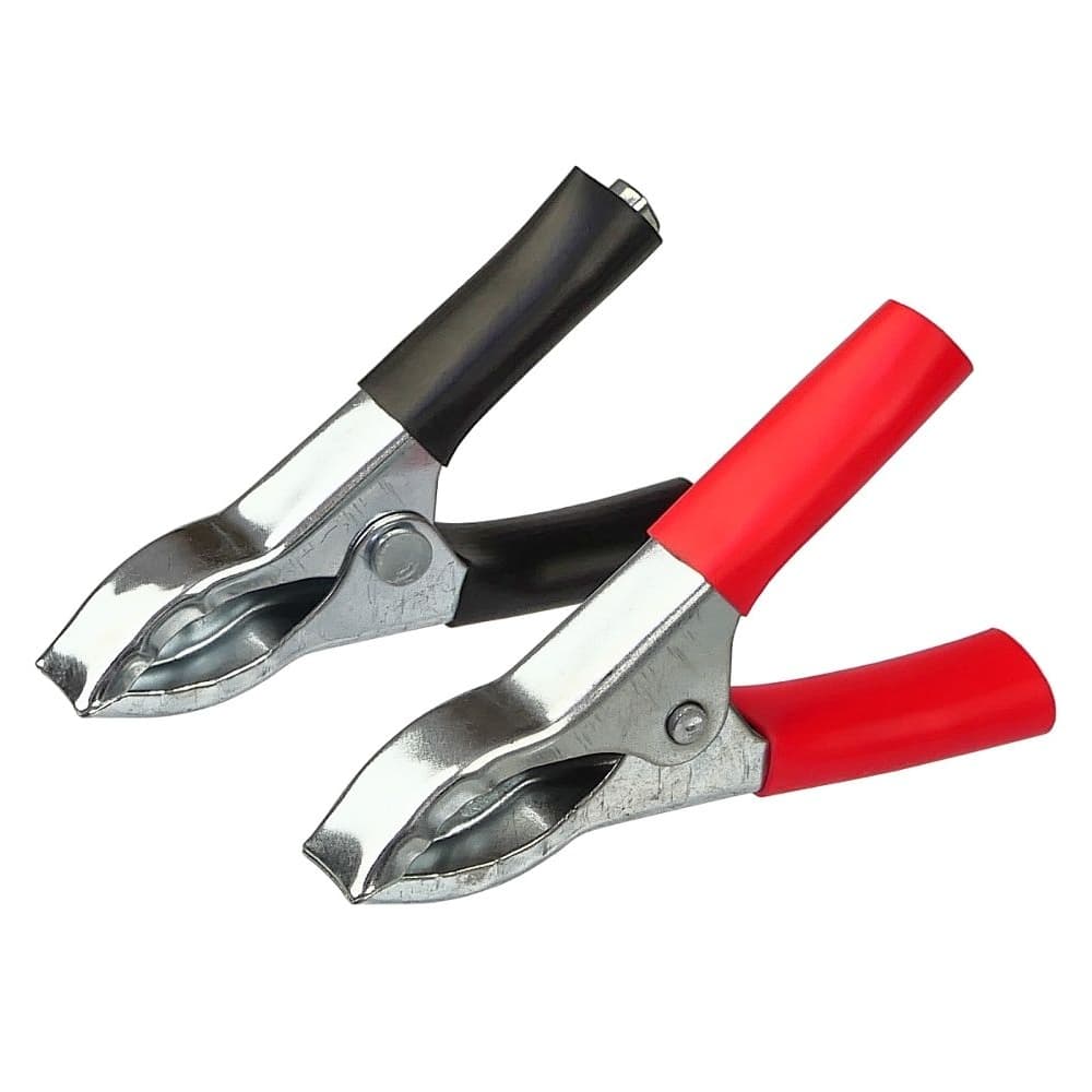 Крокодилы аккумулятора, 70 мм, комплект 2 шт