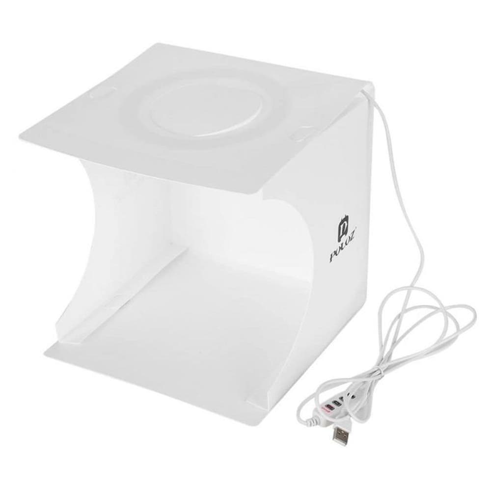 Лайтбокс Puluz PU5023 LED, 24 x 23 x 22 см, чорний | лайткуб, фотобокс, фотокуб