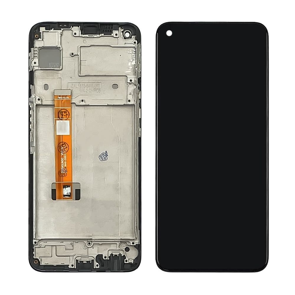 Дисплей Realme 6, RMX2001, чорний | з тачскріном | в передній панелі | Original (PRC) | дисплейный модуль, экран