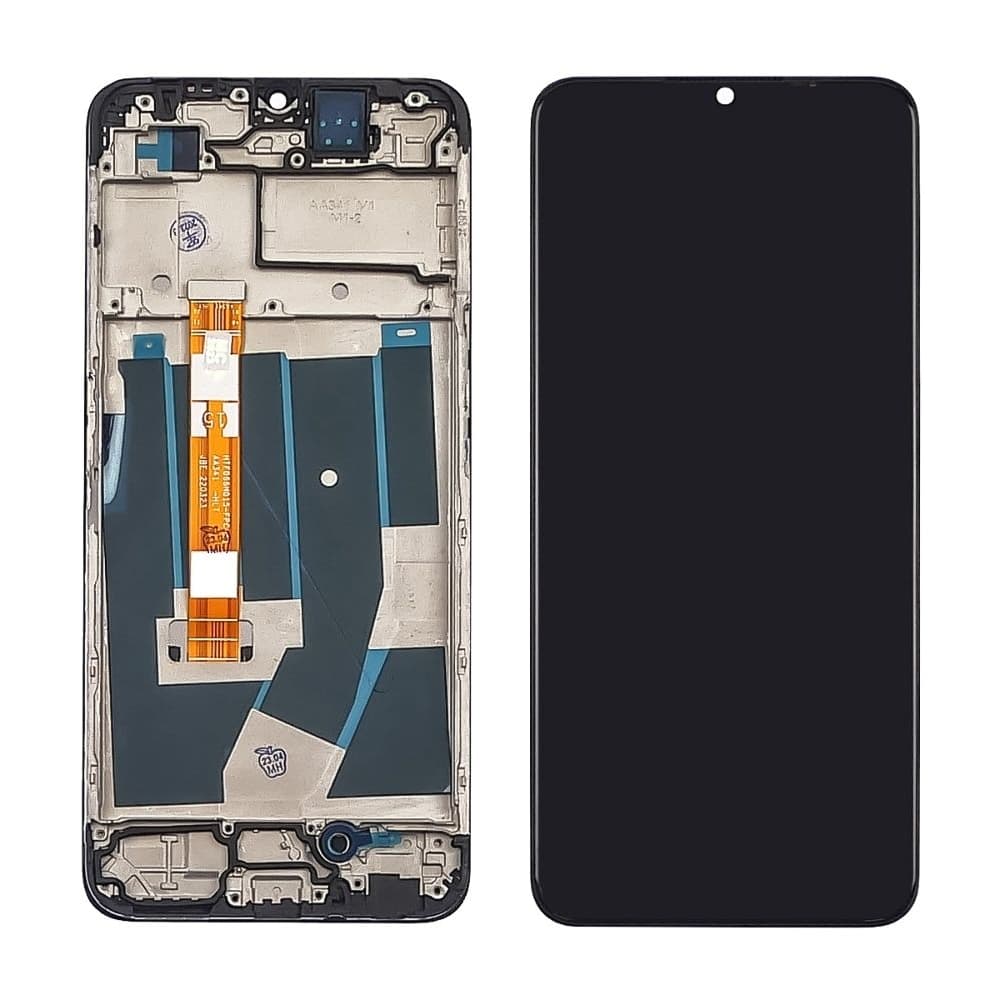 Дисплей Oppo A57s, CPH2385, чорний | з тачскріном | в передній панелі | Original (PRC) | дисплейный модуль, экран