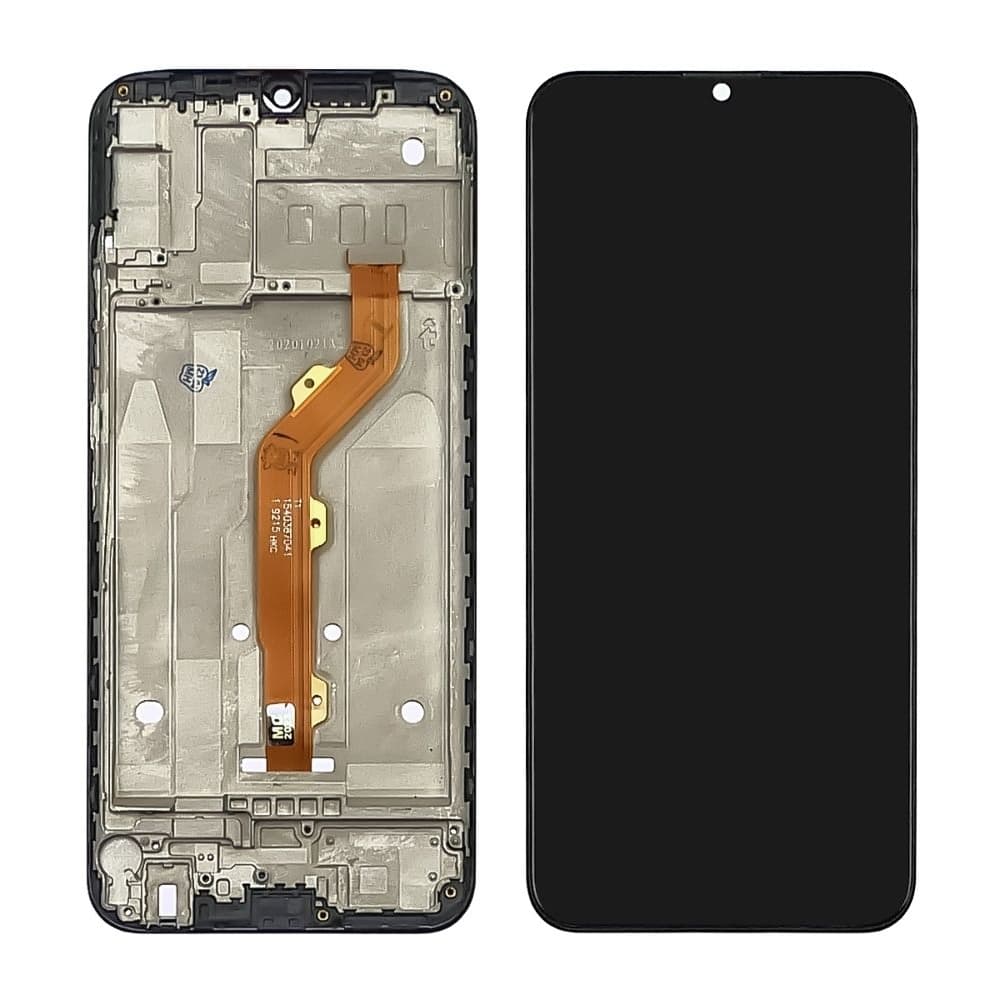 Дисплей Tecno Spark 4, Camon 12, KC2, KC8, CC7, чорний | з тачскріном | в передній панелі | Original (PRC) | дисплейный модуль, экран