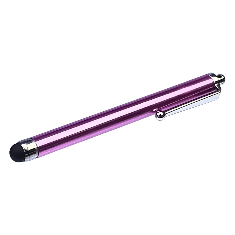 Стилус емкостный, c отверстием для крепления, розовый