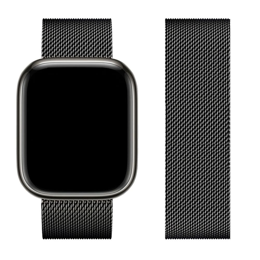 Ремешок металлический Hoco iWatch WA03 milanese steel, 38, 40, 41 мм, Black