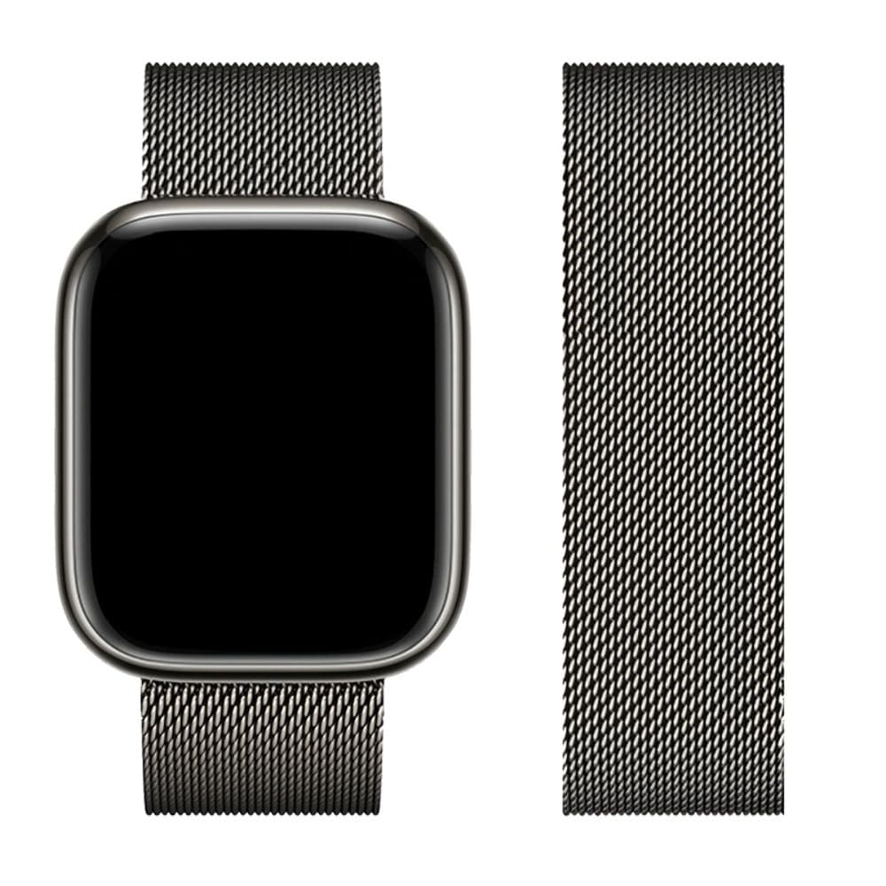 Ремешок металлический Hoco iWatch WA03 milanese steel, 42, 44, 45, 49 мм, Graphite