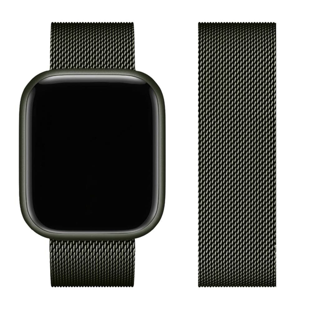Ремешок металлический Hoco iWatch WA03 milanese steel, 42, 44, 45, 49 мм, Green