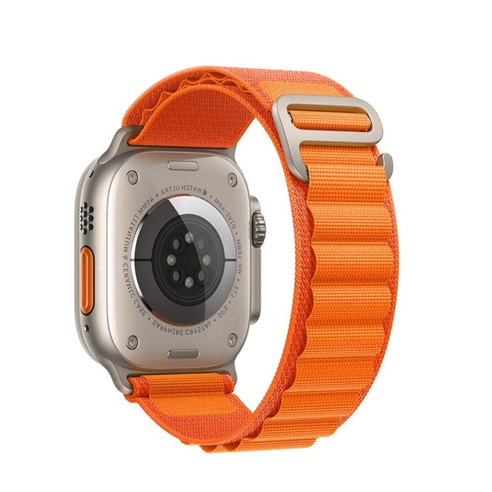 Ремешок нейлоновый Hoco iWatch WA13 alpine loop 42, 44, 45, 49 мм, orange