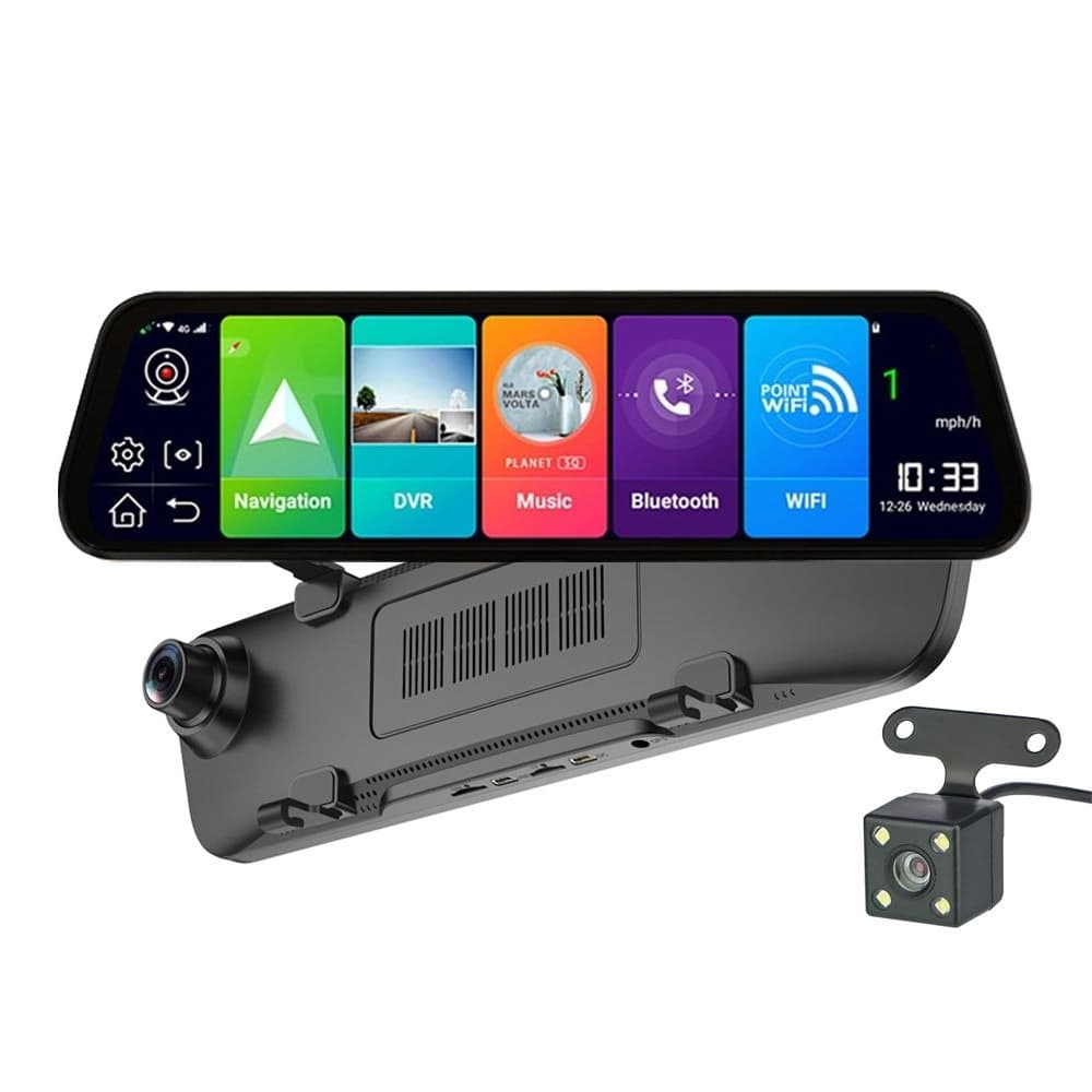 Зеркало-видеорегистратор A3 (Z14) FHD 1080P, LCD 9.66