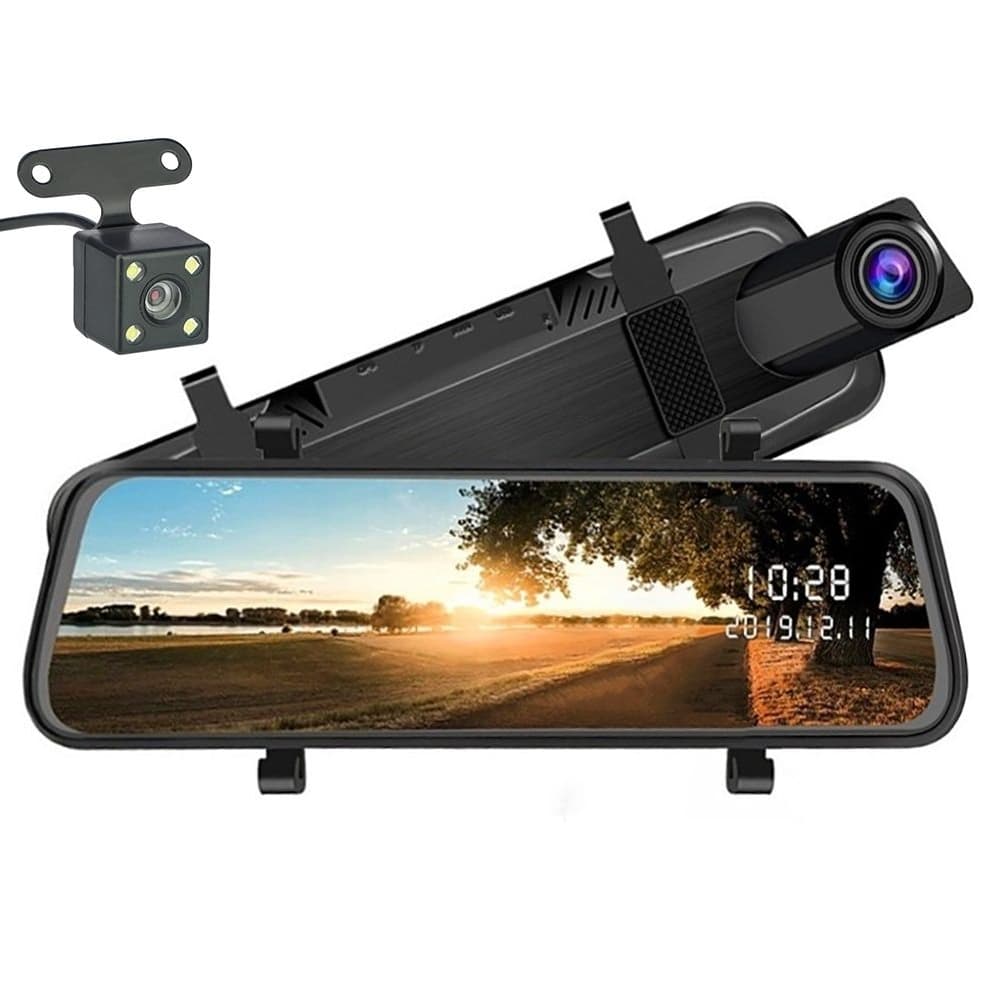 Зеркало-видеорегистратор V9 A40 HD 1080P, LCD 9.66