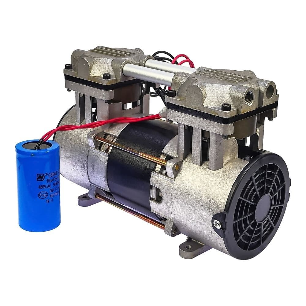 Компрессор Aida вакуумного ламинатора Aida A-808, двухпоршневой, с конденсатором, 220 В