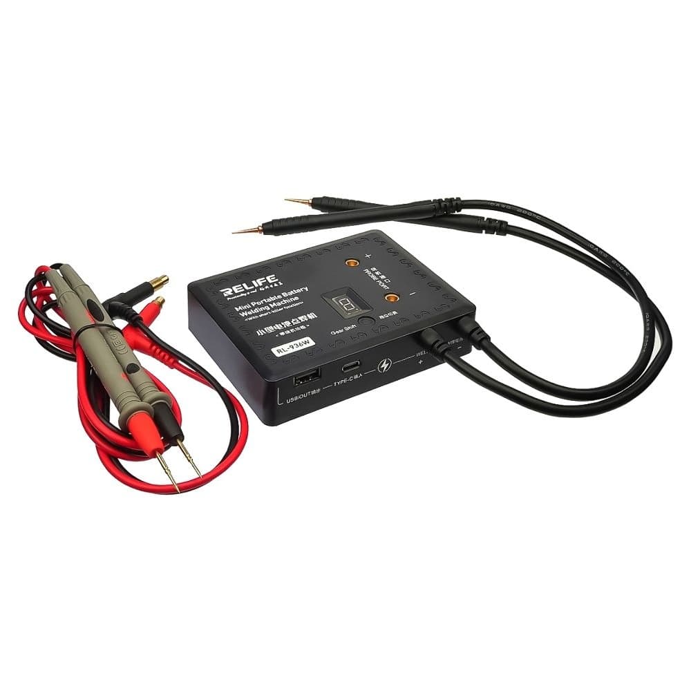 Аппарат точечной сварки АКБ Relife RL-936W, с аккумулятором, с функцией обнаружения КЗ