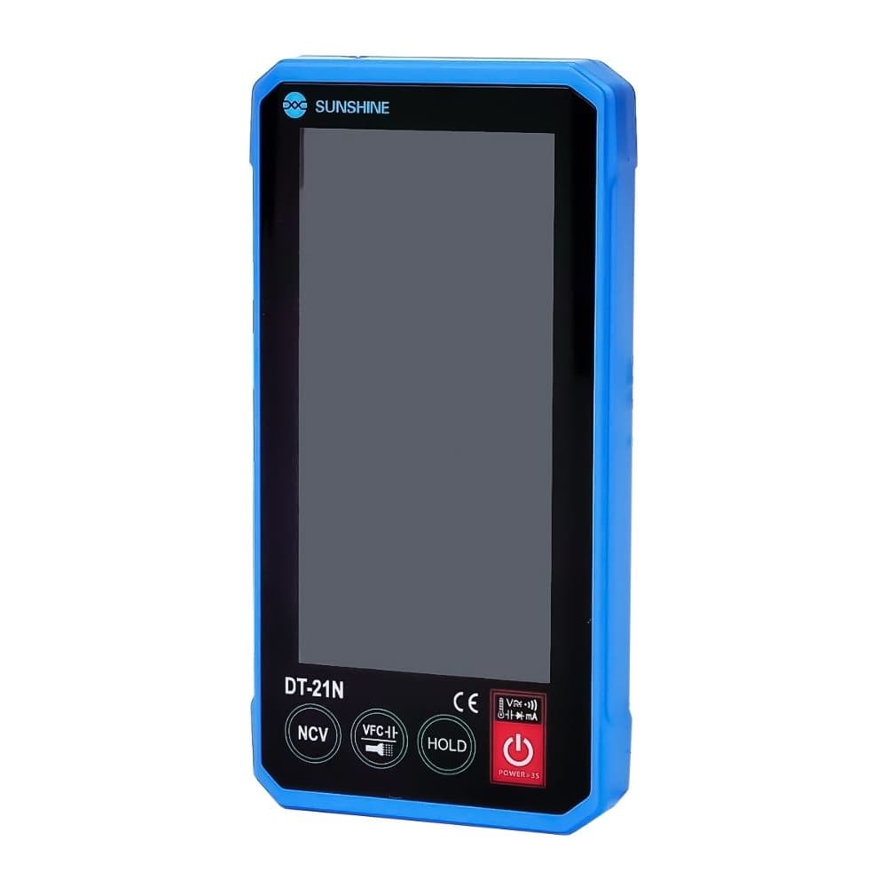 Мультиметр цифровой Sunshine DT-21N, автоопределение единицы и номинала измерения, детектор скрытой проводки, LCD 4,3
