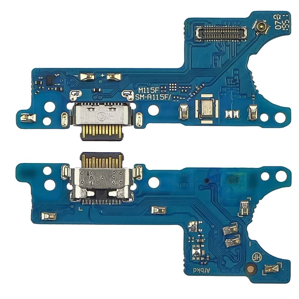 Плата зарядки Samsung SM-A115 Galaxy A11, SM-M115 Galaxy M11, шлейф коннектора зарядки, с микрофоном, High Copy