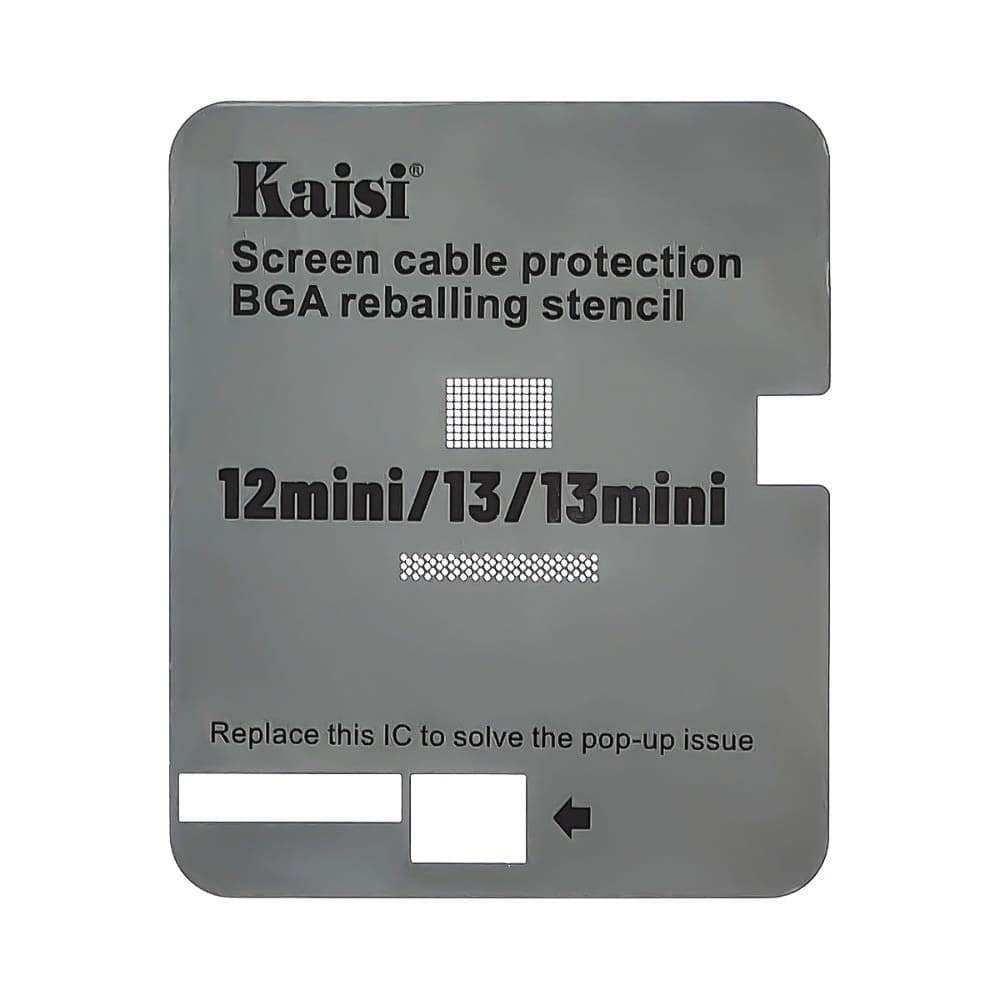 Трафарет BGA Kaisi для микросхемы дисплея Apple iPhone 12 Mini, iPhone 13 Mini, iPhone 13