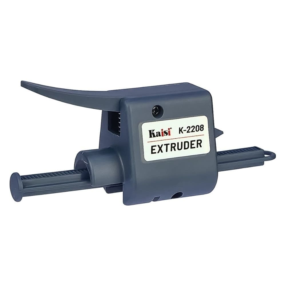 Экстрактор Kaisi K-2208, пистолет для шприцев 5-12 мл, толкатель с рычагом, 2 наконечника G14А в комплекте, для флюса и клея