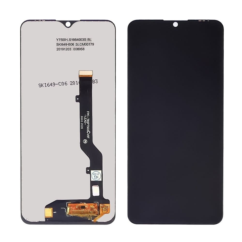 Дисплей ZTE Blade 20 Smart, V1050, чорний, | з тачскріном | High Copy | дисплейный модуль, экран