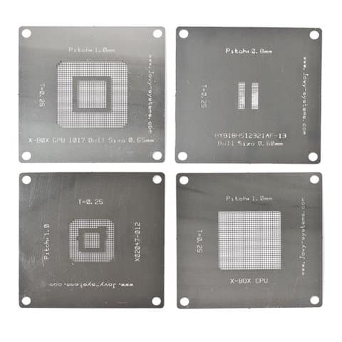 Jovy Systems JV-RMX - Набор BGA-трафаретов для XBox 360