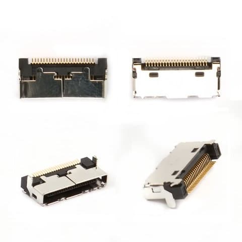 Коннектор зарядки китайских телефонов, универсальный, 22 pin, (гнездо, разъем, слот)