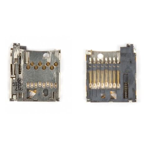 Коннектор карты памяти для Nokia N97, N97 Mini, (гнездо, разъем, слот)