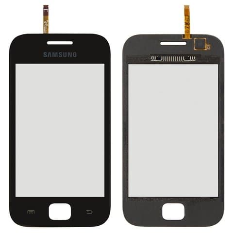 Тачскрин Samsung GT-S6352 Galaxy Ace Duos, GT-S6802 Galaxy Ace Duos, чорний | Original (PRC) | сенсорное стекло, экран