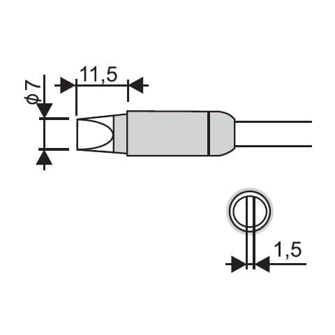 Goot RX-85HRT-7D - паяльное жало-нагреватель