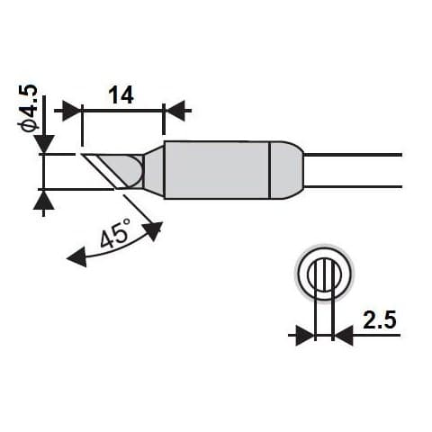 Goot RX-85HSRT-4.5K - паяльное жало