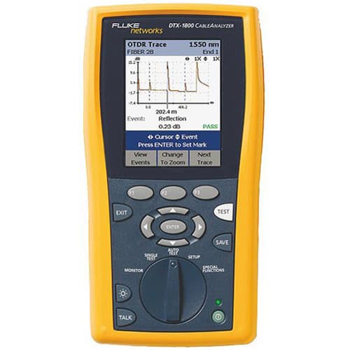 Fluke DTX-1800 - Анализатор кабеля