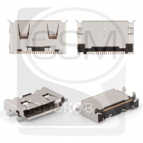 Коннектор зарядки Samsung GT-C3050, GT-i6220, GT-M8800, GT-S3310, GT-S5230, GT-S5230W Star Wi-Fi, GT-S5233 Star TV, GT-S7330, (гнездо, разъем, слот)