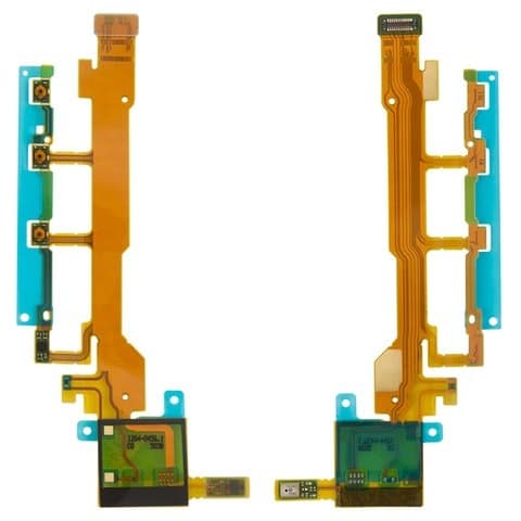 Шлейф Sony C6602 L36h Xperia Z, C6603 L36i Xperia Z, C6606 L36a Xperia Z, кнопки включения, боковых кнопок, с микрофоном, Original (PRC)