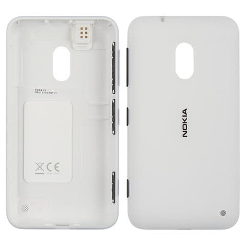 Задня кришка Nokia Lumia 620, біла, Original (PRC), с боковыми кнопками, Original (PRC) | корпус, задняя панель аккумулятора, АКБ, батареи