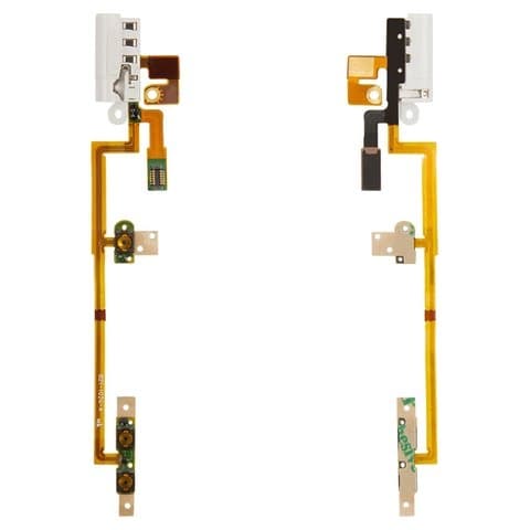 Шлейф Apple iPod Nano 6G, білий, коннектор наушников, кнопки включения, кнопок звука (регуляции громкости), боковых клавиш, Original (PRC)