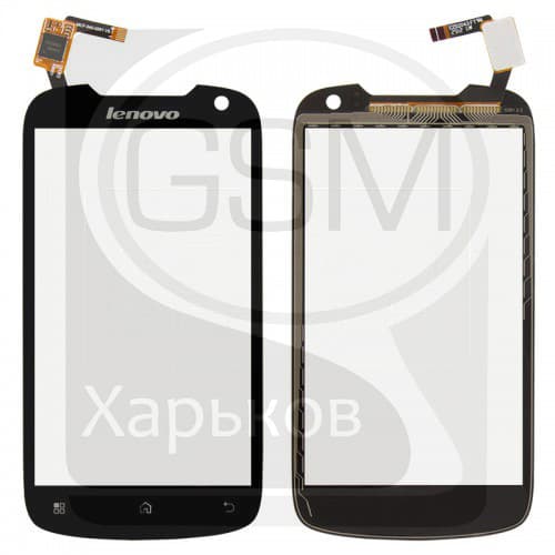 Тачскрин Lenovo A520, чорний | Original (PRC) | сенсорное стекло, экран
