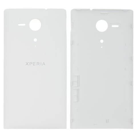 Задня кришка Sony C5302 M35h Xperia SP, C5303 M35i Xperia SP, біла, Original (PRC) | корпус, задняя панель аккумулятора, АКБ, батареи