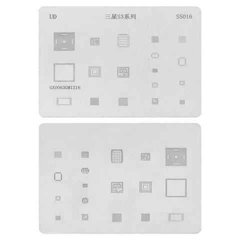 BGA-трафарет S5016 Samsung GT-i9300 Galaxy S3, 18 in 1
