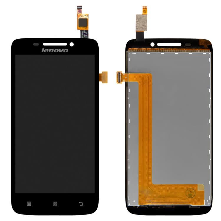 Дисплей Lenovo S650, S658t, чорний | з тачскріном | Original (PRC) | дисплейный модуль, экран