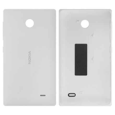 Задня кришка Nokia X Dual Sim, біла, с боковыми кнопками, Original (PRC) | корпус, задняя панель аккумулятора, АКБ, батареи