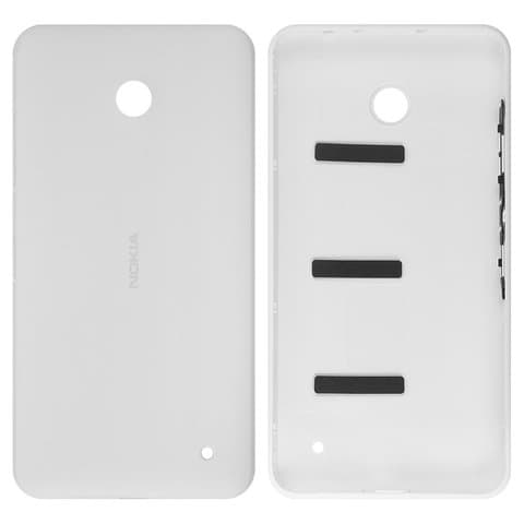 Задня кришка Nokia Lumia 630 Dual Sim, Lumia 635, біла, Original (PRC), с боковыми кнопками, Original (PRC) | корпус, задняя панель аккумулятора, АКБ, батареи