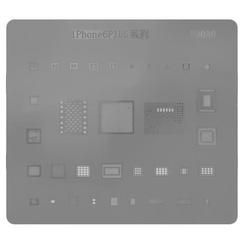 BGA-трафарет P3030 Apple iPhone 6 Plus, 34 in 1