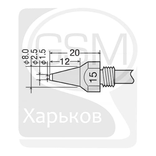 Goot TP-100N-15 - Наконечник для демонтажного пистолета