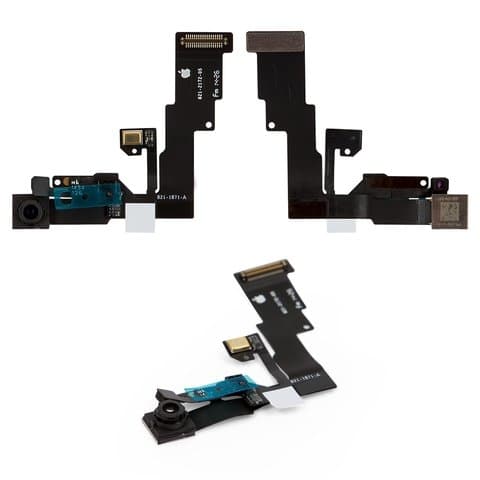 Шлейф Apple iPhone 6, подсветки дисплея, динамика, с камерой, с микрофоном, Original (PRC)