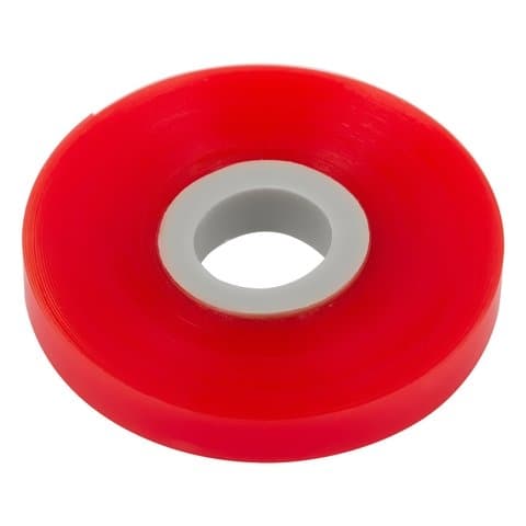 Скотч двосторонній 3M, червоний, для приклеювання сенсорів, дисплеїв, 6 x 0.25 мм, рулон 5 м, #13202