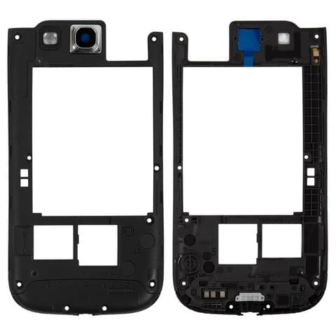Средняя часть корпуса Samsung GT-i9305 Galaxy S3, серая, Original (PRC), (сердцевина, основа, станина, середина)