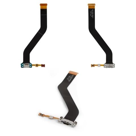 Плата зарядки Samsung SM-T530 Galaxy Tab 4 10.1, SM-T531 Galaxy Tab 4 10.1 3G, шлейф коннектора зарядки, с микрофоном